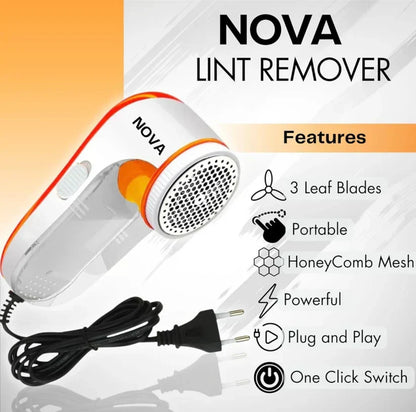 Nova Electric Lint Remover | Fabric Shaver for All Woollen Clothes