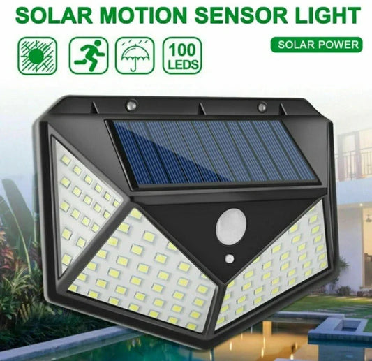 100 LED Motion Sensor Solar Light